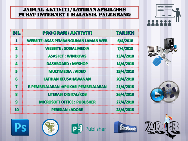 jadual aktiviti april2018