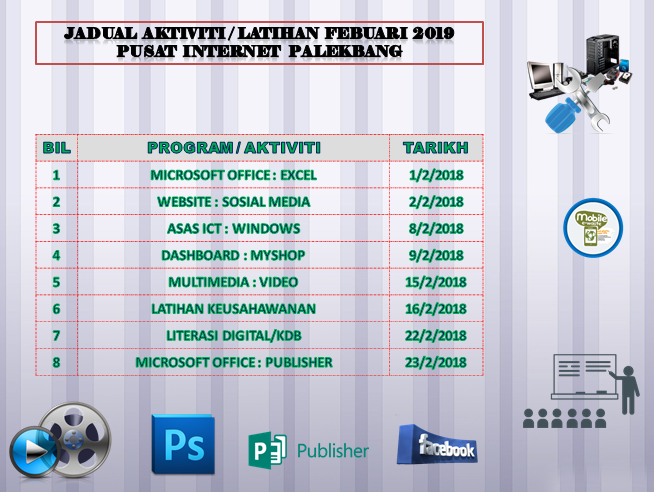JADUAL AKTIVITI BULAN FEBUARI2019
