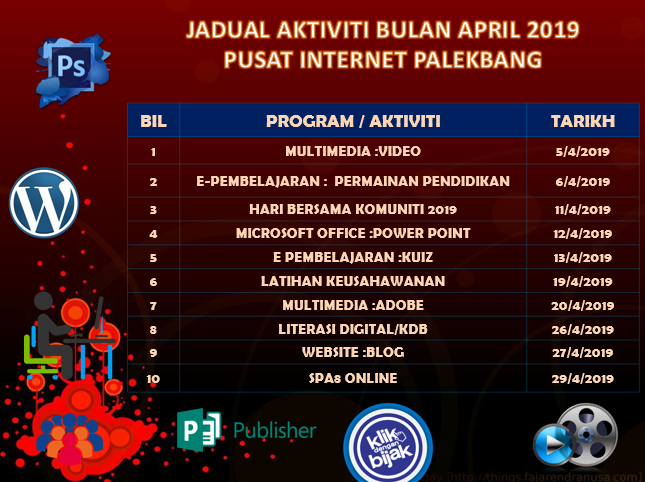 JADUAL BULAN APRIL2019