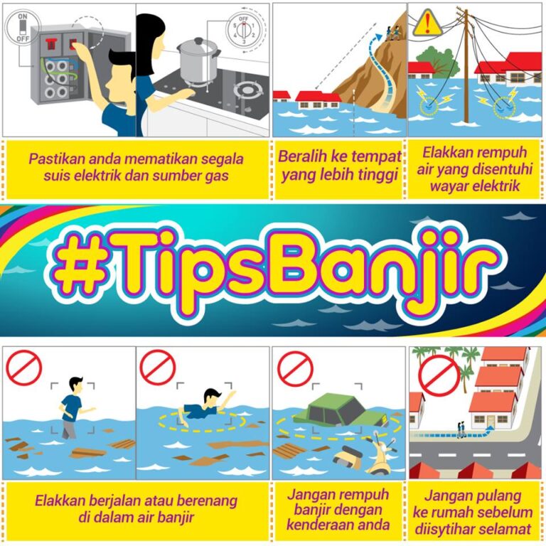 langkah semasa musim banjir