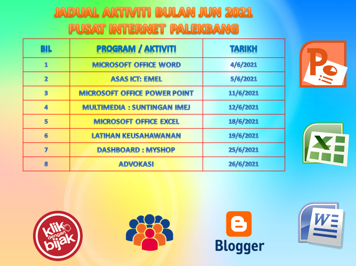 Jadual Aktiviti jun2021