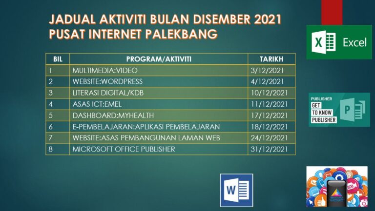 JADUAL AKTIVITI DISEMBER2021