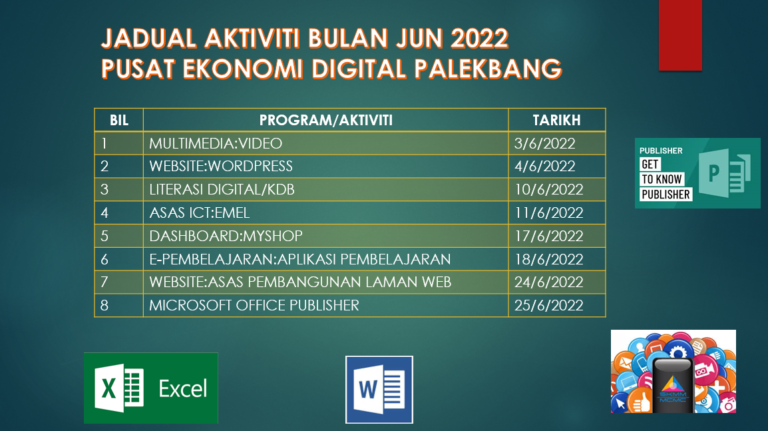 jadual aktiviti bulan jun2022